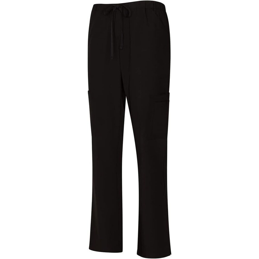 M & M SCRUBS SCRUB PANTS PLUS SIZE 3X ELASTIC & DRAWSTRING WAIST -Black